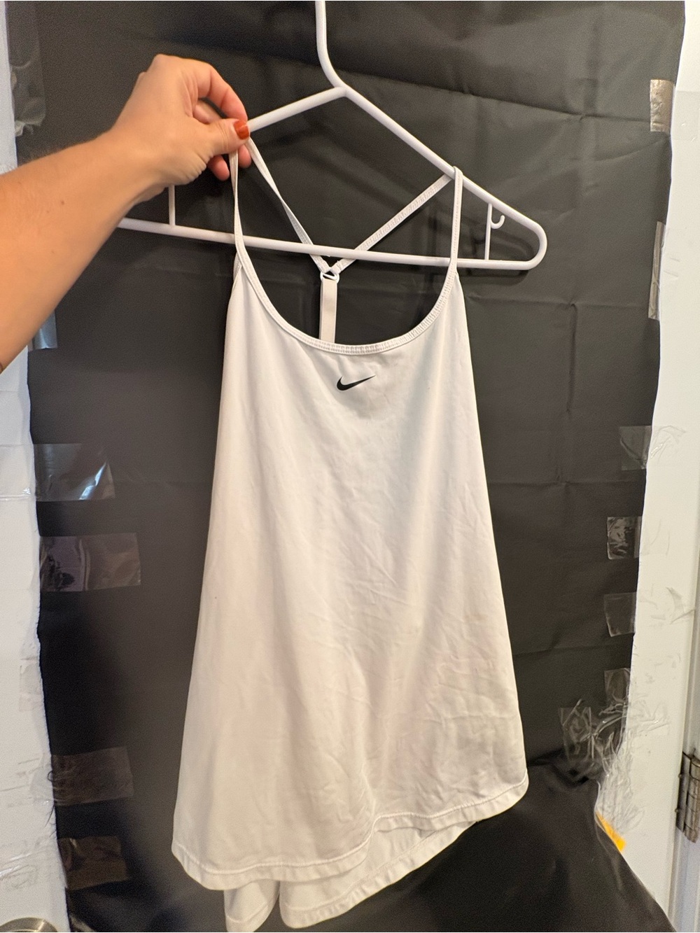 Nike White Women’s Lightweight Racerback Tank